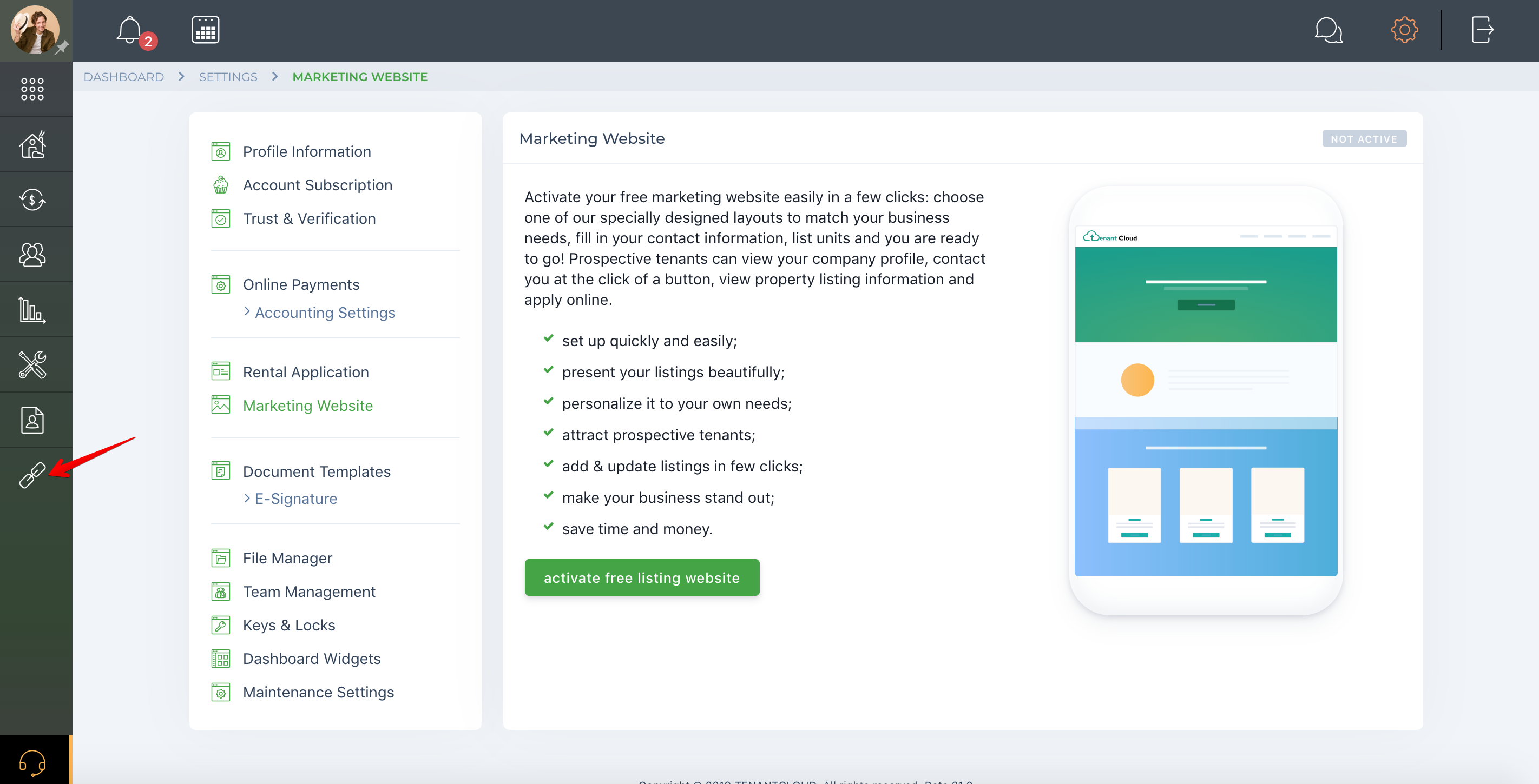 Let's get started with TenantCloud!