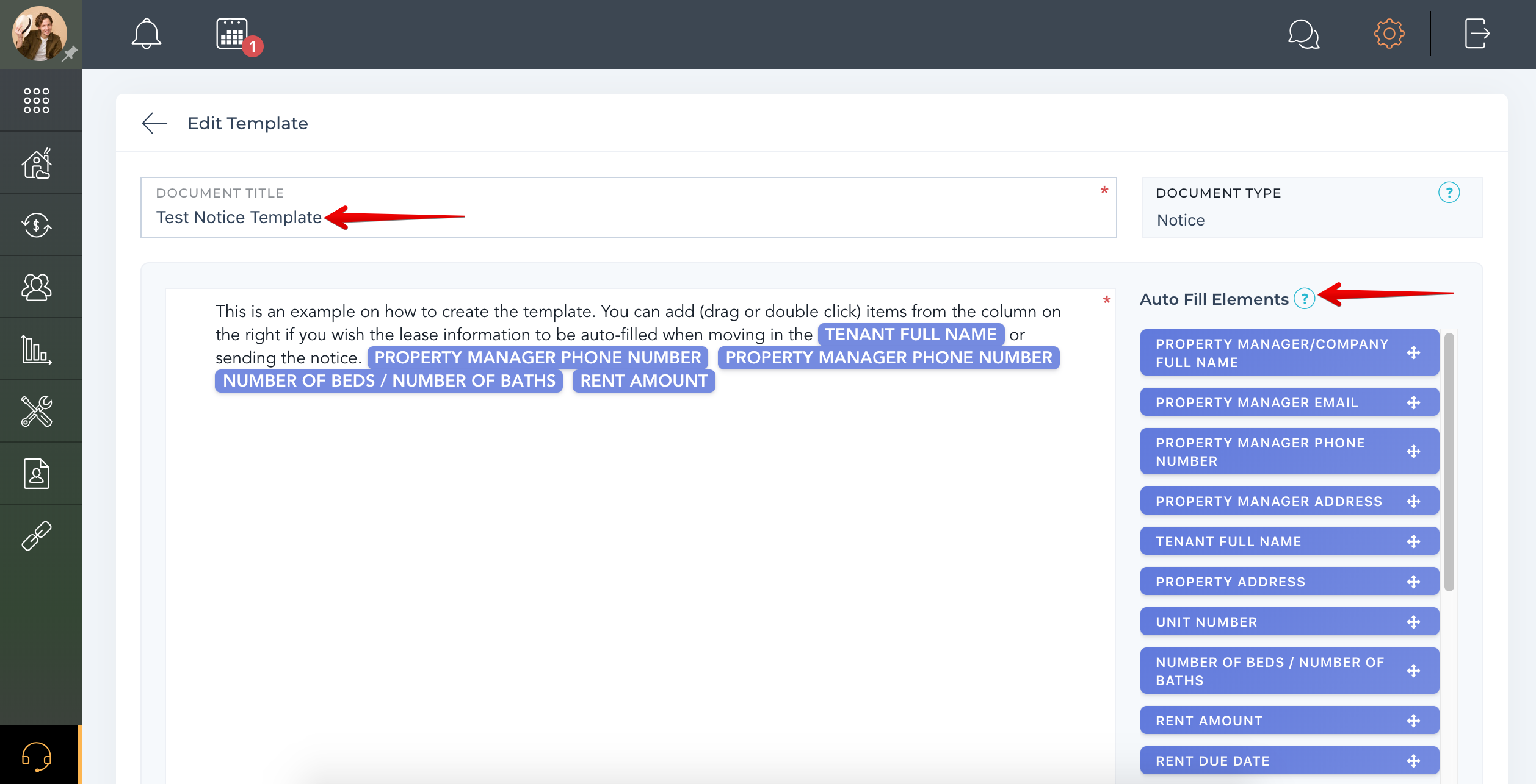 How to edit my Notices Templates?