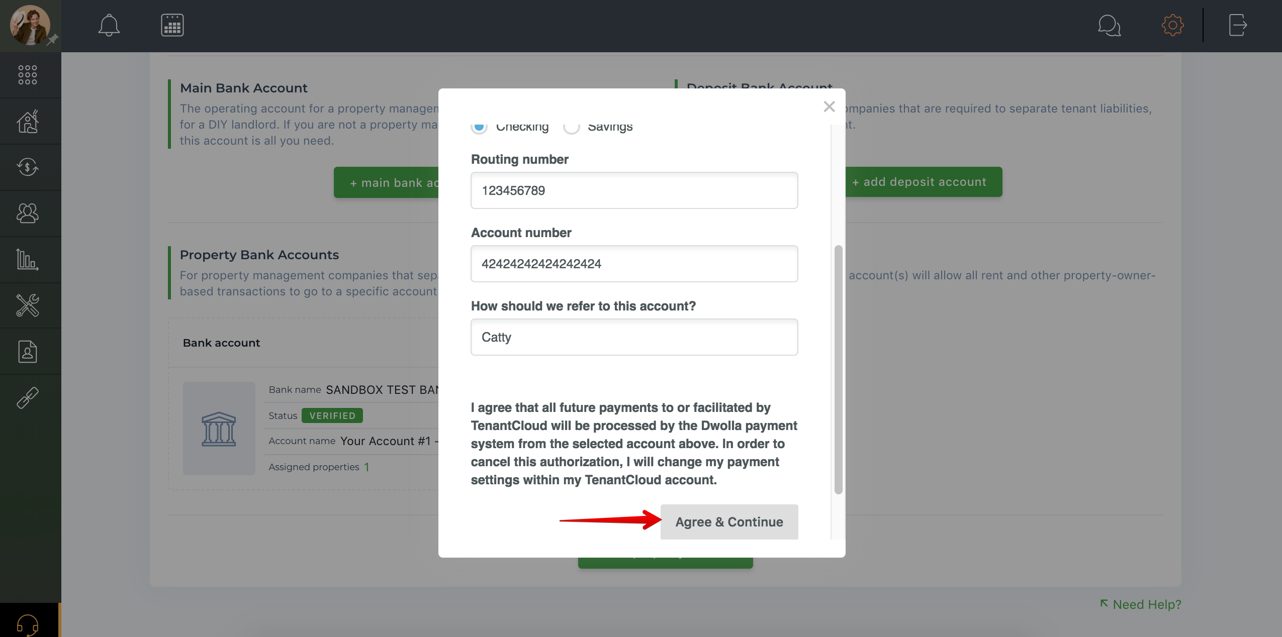 How to add a bank account?