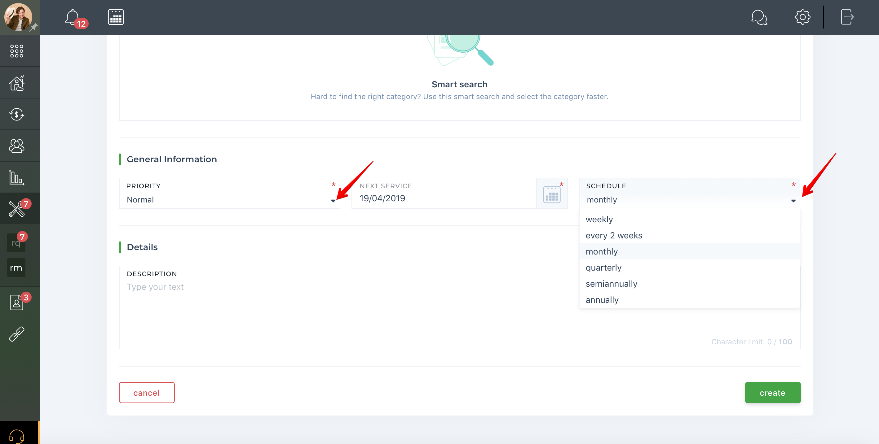 How do I add a maintenance reminder?