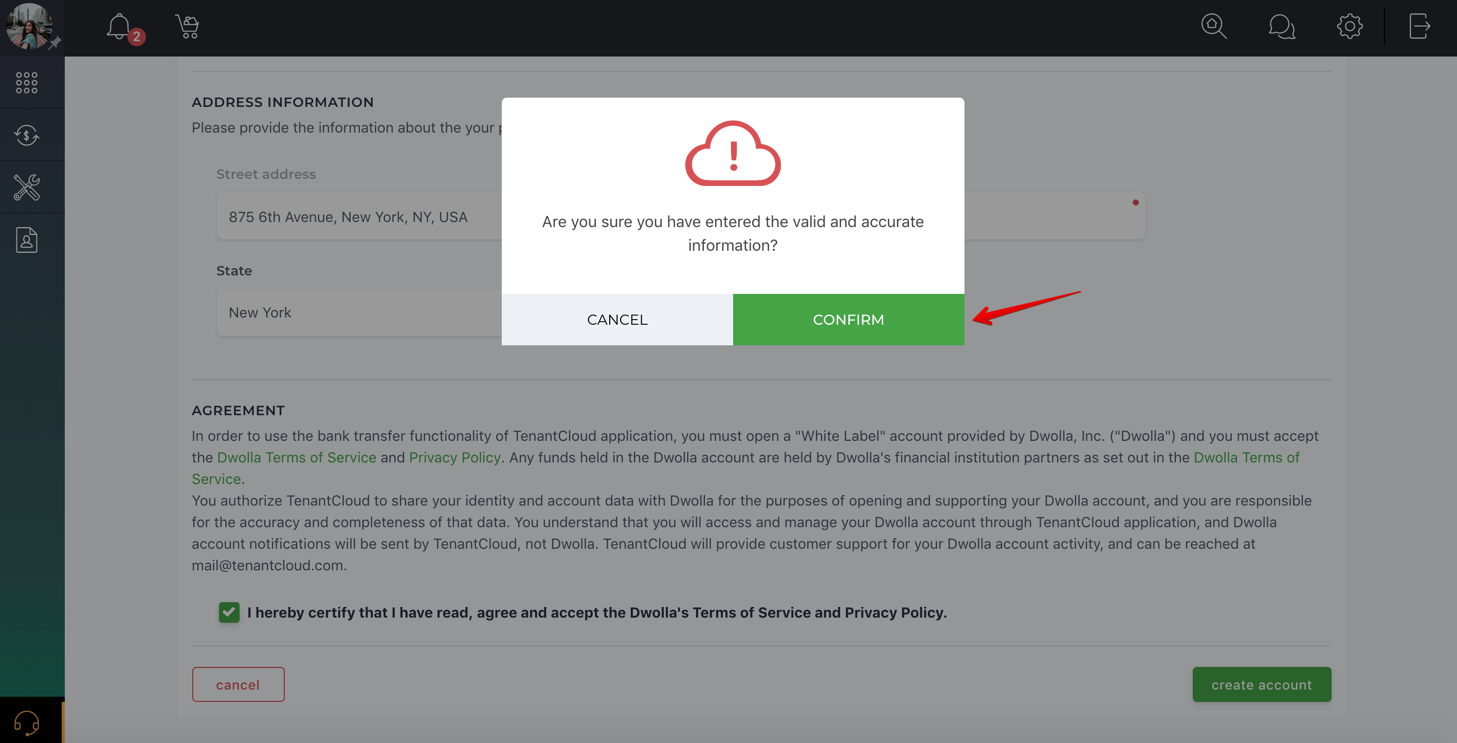 How do I set up my TC Payments account?