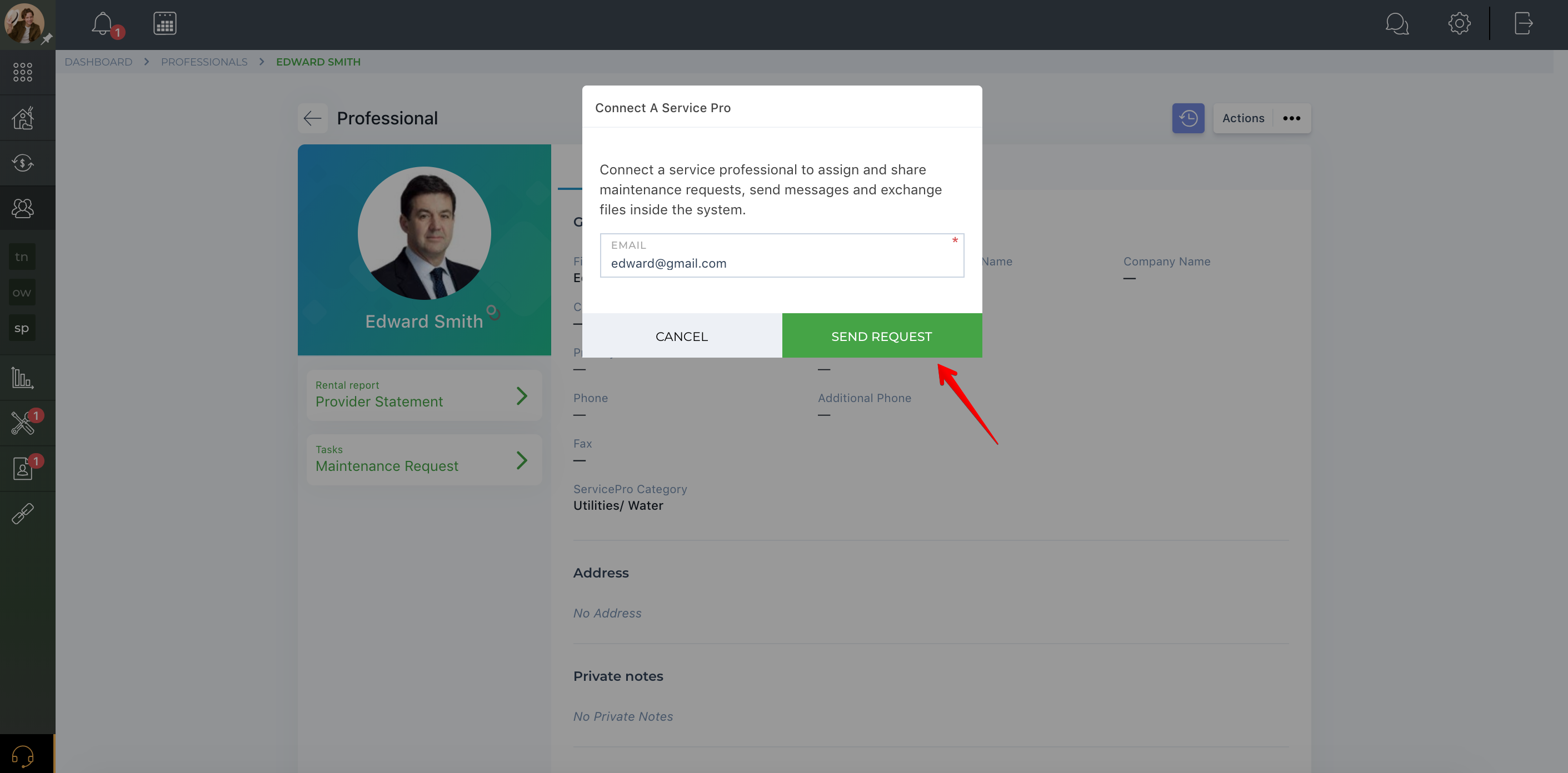 How do I connect with my professional?