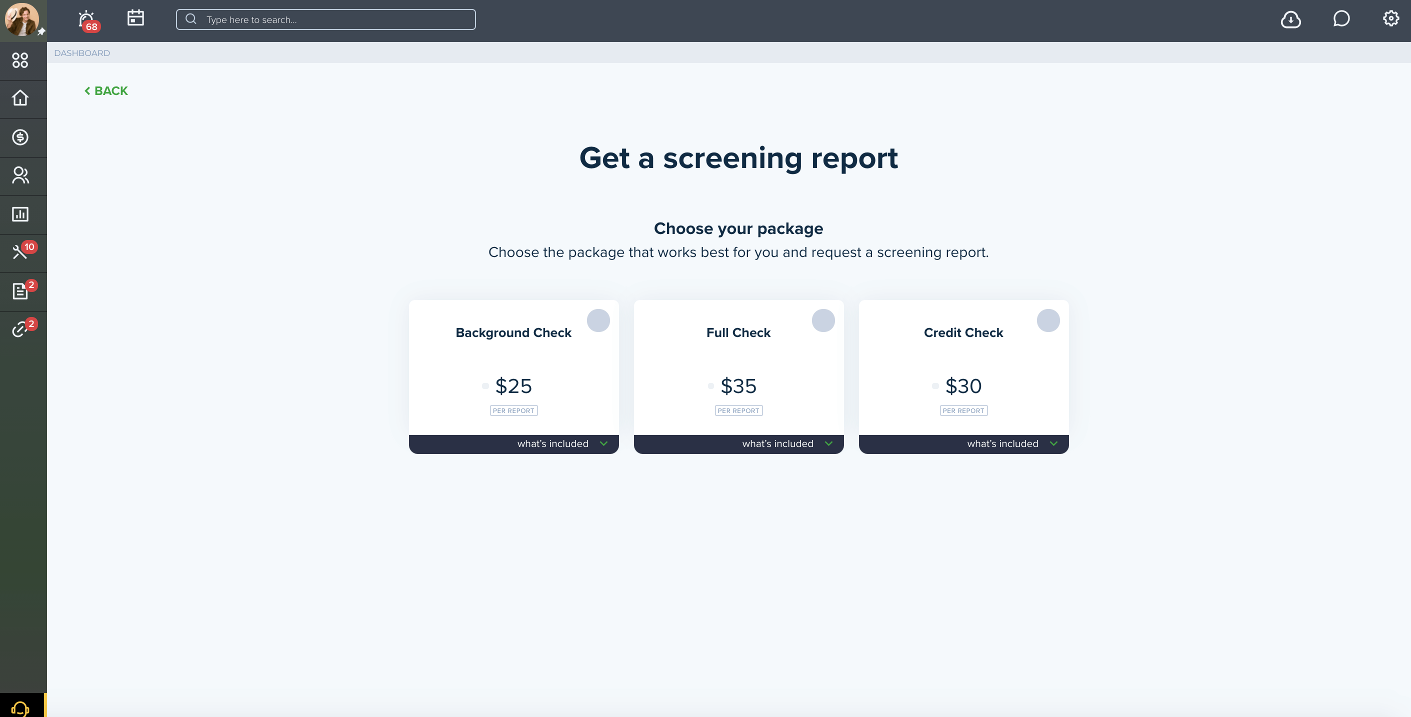 Help Center What do the Background Check, Credit Check