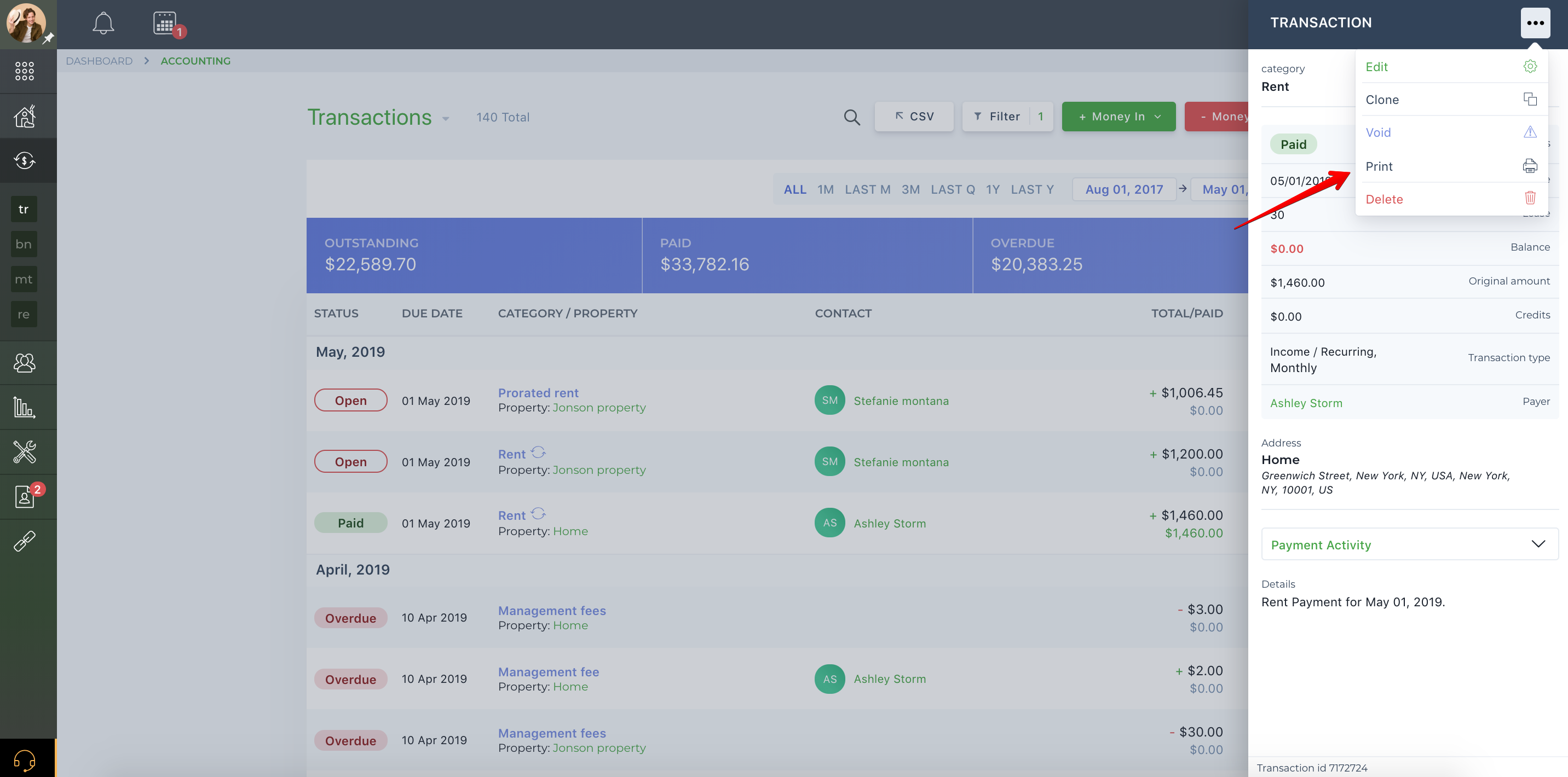 How do I print invoices?