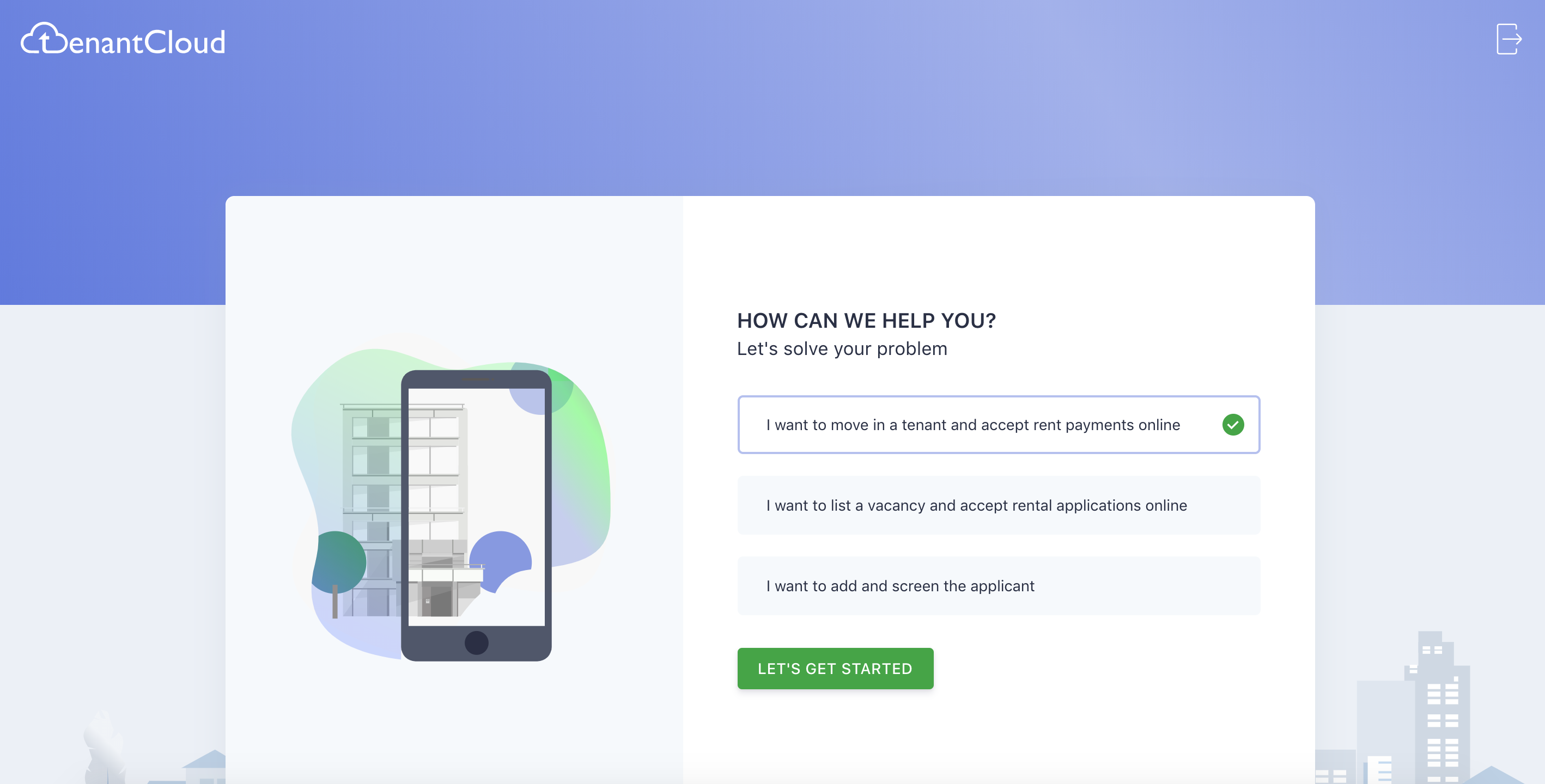 Let's get started with TenantCloud!