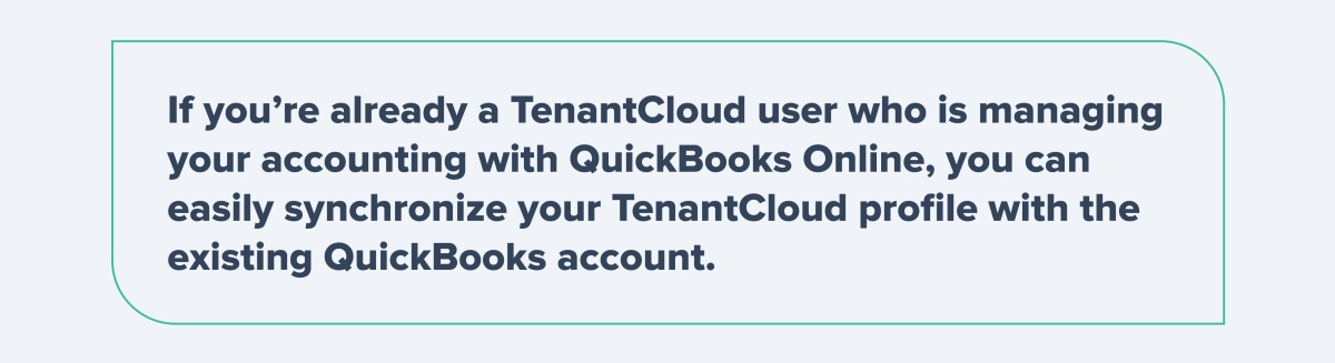 TenantCloud QuickBooks Online