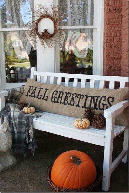 decorating porch in your single family home for Halloween