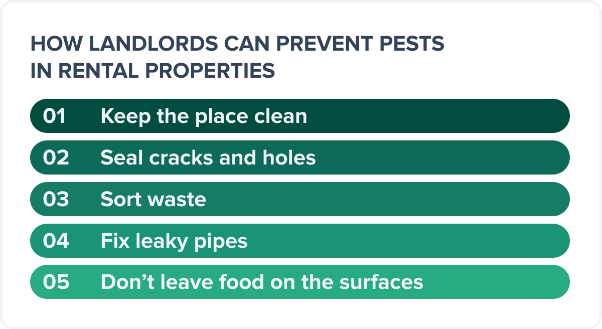 How landlords can prevent pests in rental properties