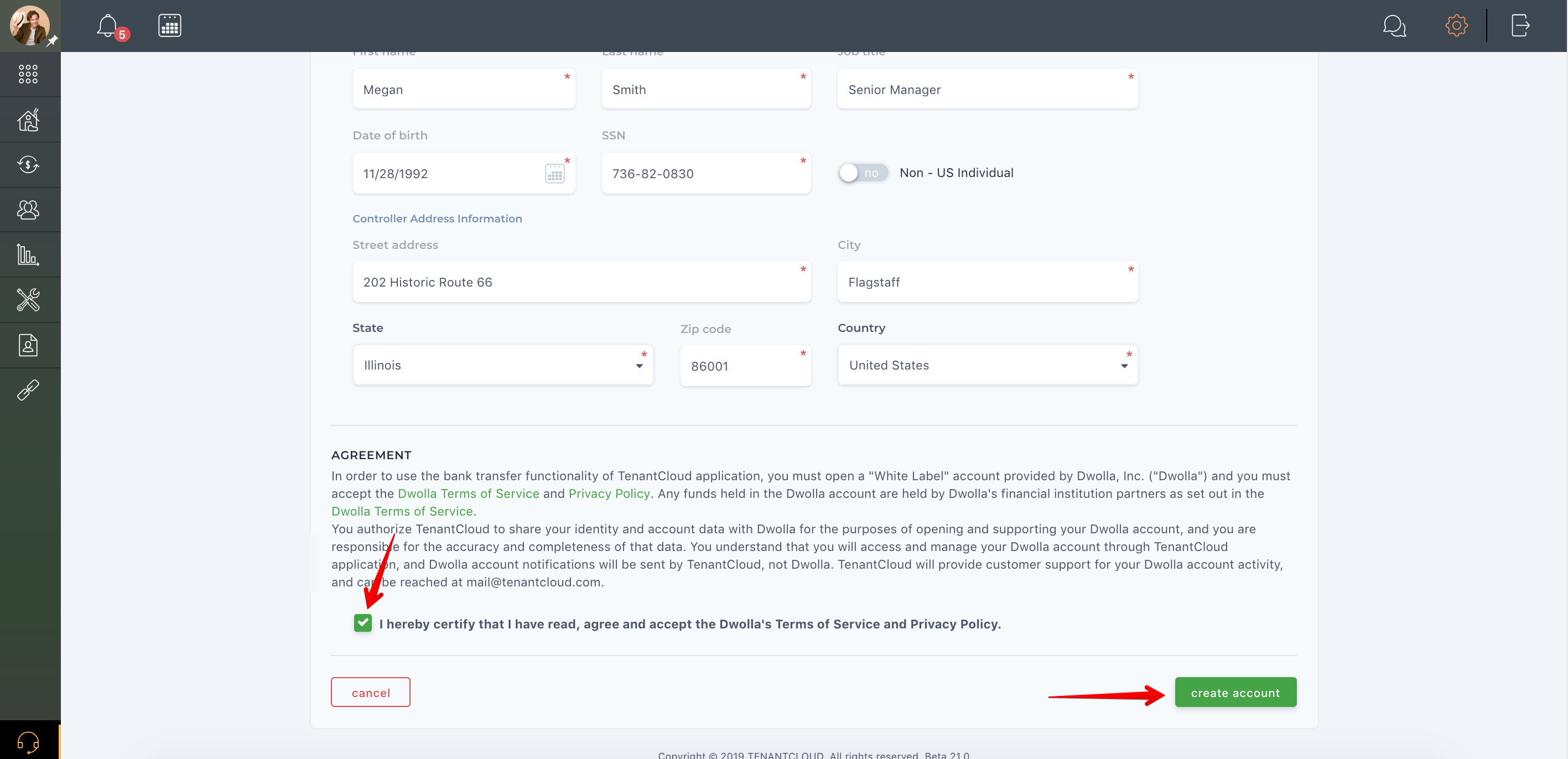 How do I set up a business account?
