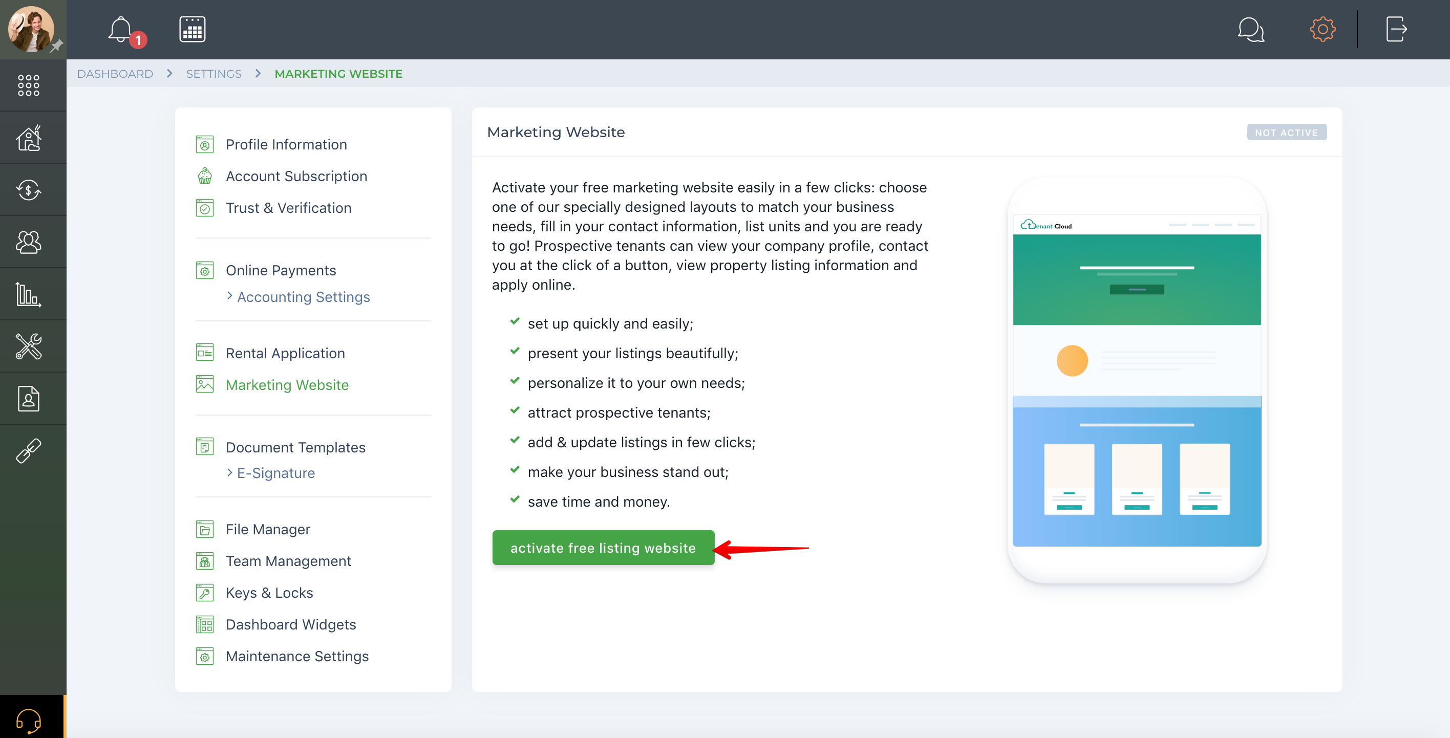 Let's get started with TenantCloud!