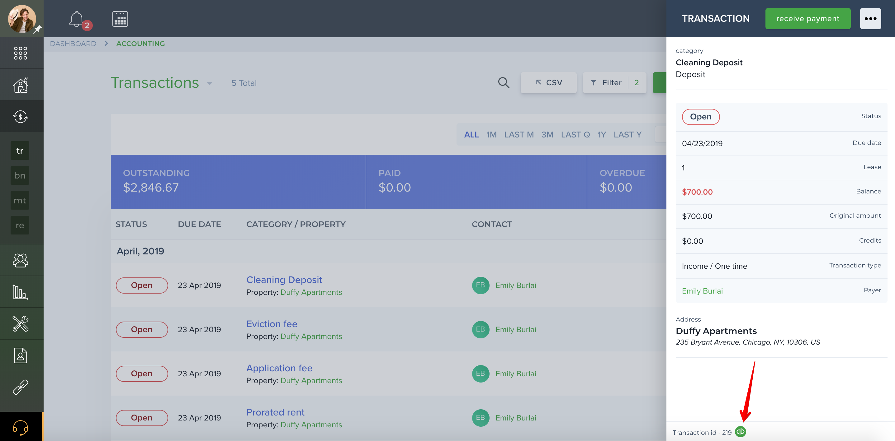 How do I synchronize my data into Quickbooks?