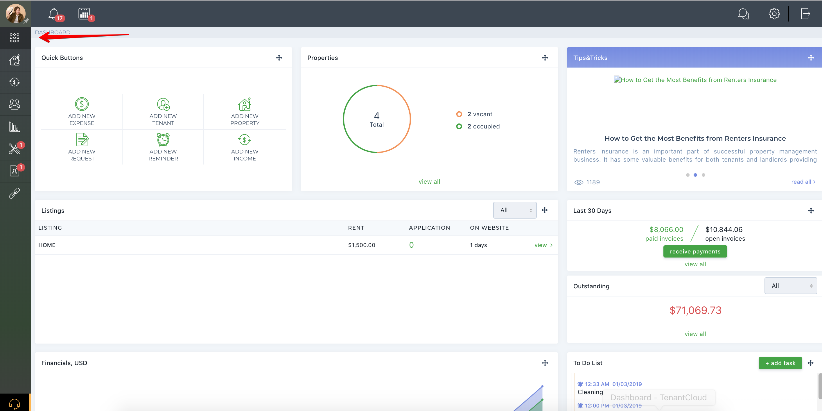 Let's get started with TenantCloud!