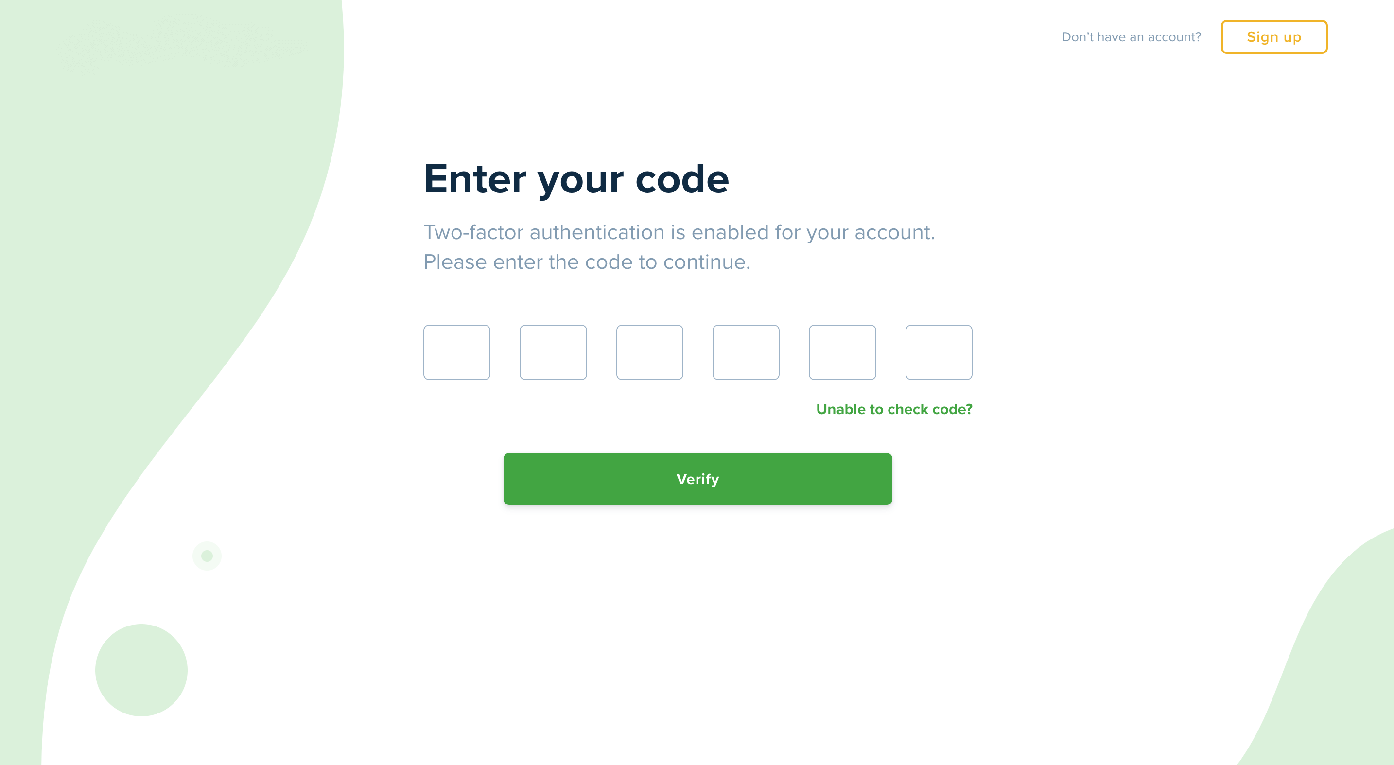 Get a verification code and sign in with two-factor authentication
