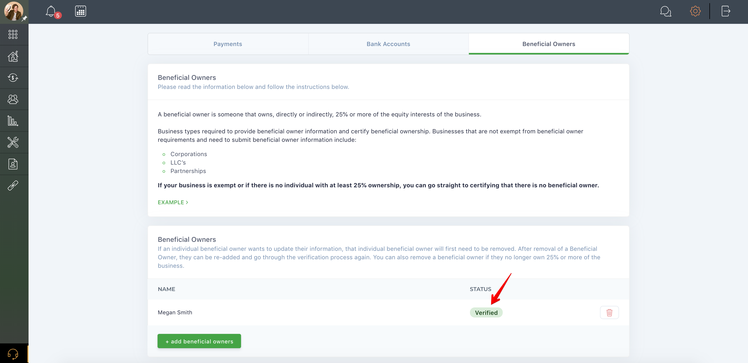 How do I set up a business account?