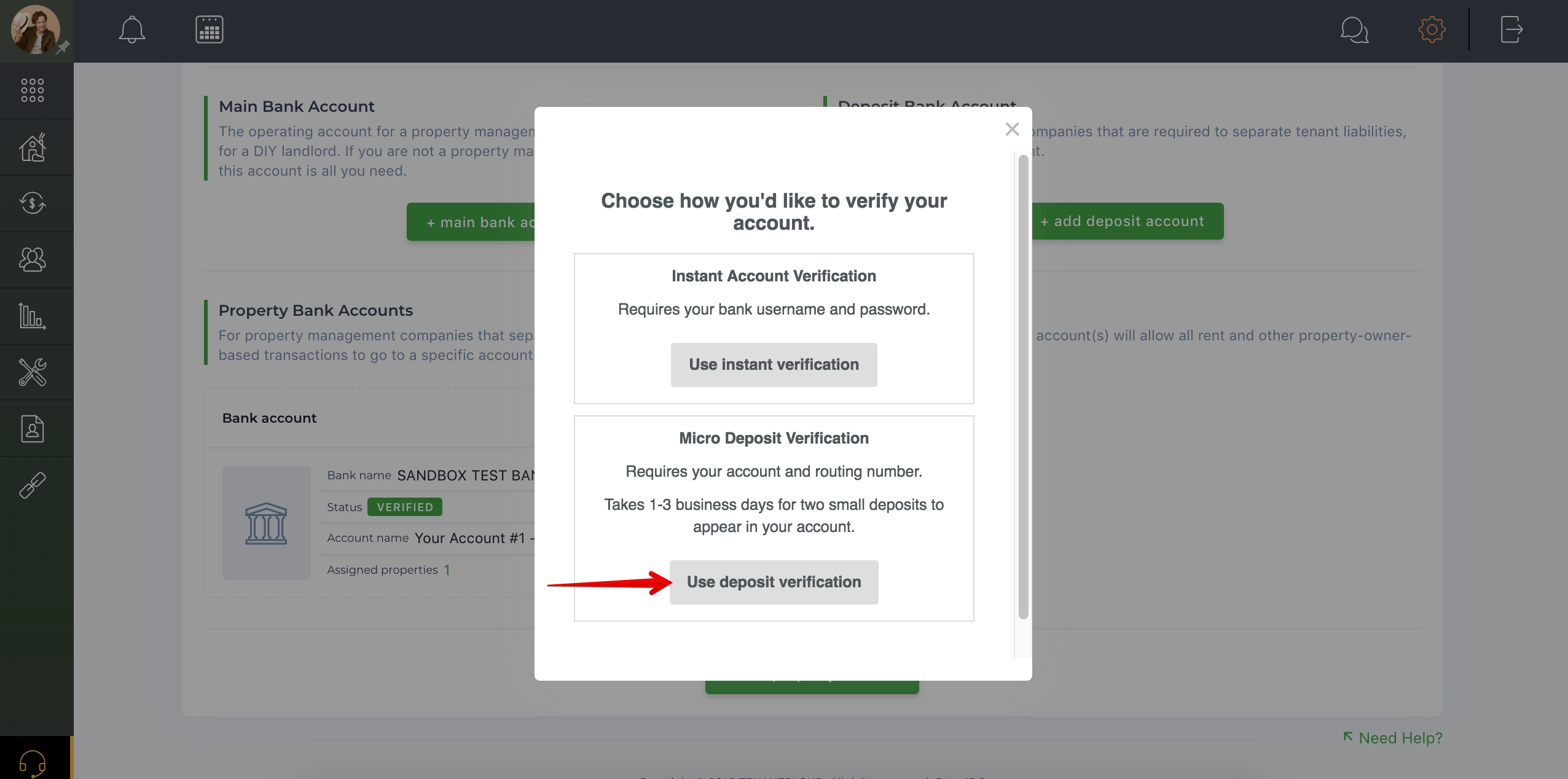How to add a bank account?